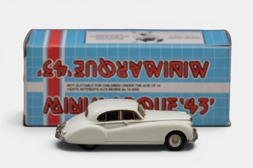 JAGUAR: A Mini Marque 1:43 scale Jaguar MK VII Saloon (UK11A) in white paintwork in original box