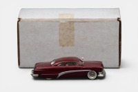FORD: A USA Models 1:43 scale 1950 Ford Custom Coupe in maroon paintwork in original box