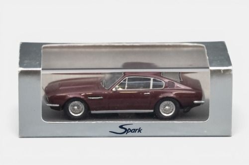ASTON MARTIN: A Spark 1:43 scale 1967 Aston Martin DBS six cylinder (S0573) in Windsor red in original box