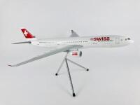 SWISSAIR AIRBUS A340: A 1:130 scale (60cm long) Lupa brand wooden model - 2