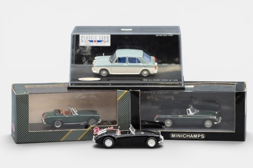 MG: Four MG 1:43 scale models