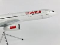 SWISSAIR AIRBUS A340: A 1:130 scale (60cm long) Lupa brand wooden model - 3