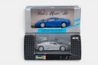 BUGATTI: Two late model Bugatti 1:43 scale models in boxes