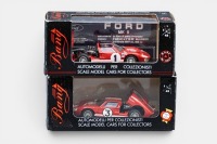 FORD GT40: Two Bang 1:43 scale Ford GT models in original boxes