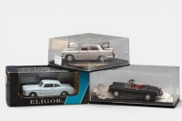 PEUGEOT: Three Peugeot 1:43 scale models in original boxes