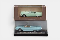 FORD THUNDERBIRD: Two Ford Thunderbird 1:43 scale models in original packaging