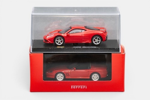 452 · FERRARI: Two Ferrari 1:43 scale official Ferrari product models in original boxes