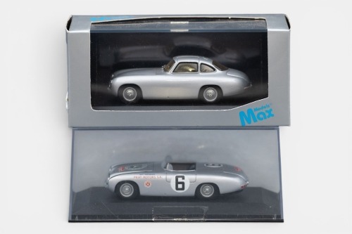 460 · MERCEDES: Two Models Max Mercedes-Benz 300 SL 1:43 scale models in original boxes