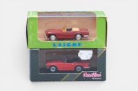 TRIUMPH: Two Triumph 1:43 scale models in original boxes