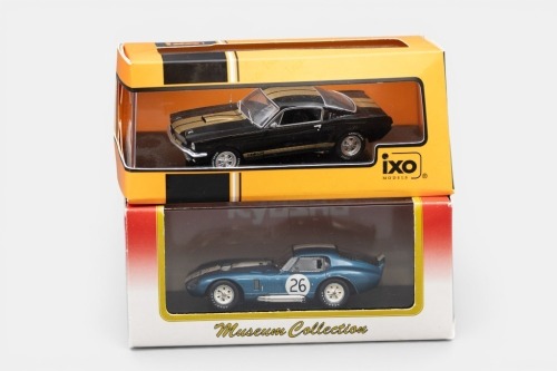470 · SHELBY: Two Shelby 1:43 scale models in original boxes