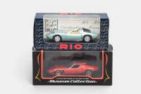 LAMBORGHINI: Two Lamborghini 1:43 scale models in original boxes