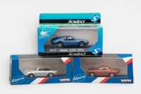 ALPINE: Three Alpine 1:43 scale models in original boxes