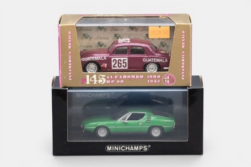 ALFA ROMEO: Two Alfa Romeo 1:43 scale models in original boxes