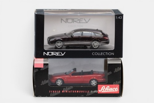498 · MERCEDES: Two Mercedes-Benz 1:43 scale models in original boxes