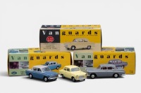 BRITISH: Three Vanguards 1:43 scale British make models in original boxes