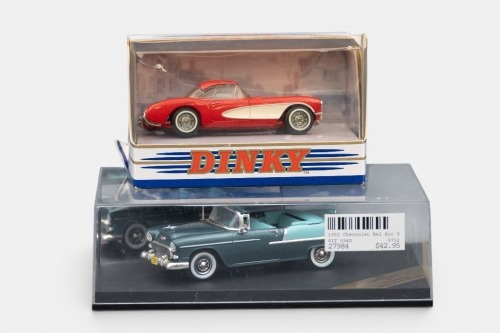 CHEVROLET: Two Chevrolet 1:43 scale models in original boxes