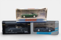 JAGUAR: Three Jaguar 1:43 scale models in original boxes