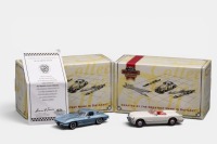 CORVETTE: Two Matchbox 1:43 scale Corvette models in original boxes