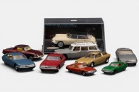 CITROEN: A group of nine mostly unboxed small scale Citroen models