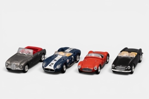 MASERATI: Four unboxed Grani & Partners Maserati 1:43 scale models