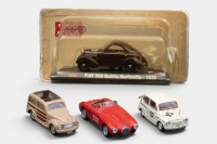 MIXED ITALIAN: Four unboxed mixed Italian make 1:43 scale models