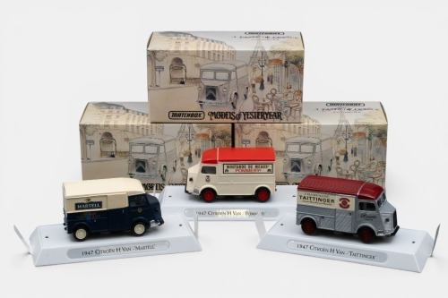 CITROEN: Three Matchbox 'A Taste of France' 1:43 scale Citroen models in original boxes
