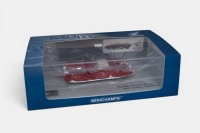 DELAHAYE: A 1:43 scale Minichamps 1939 Delahaye type 165 cabriolet model, finished in dark red paintwork, part of the Mullin Automobile museum collection, limited edition, model number 437 116130