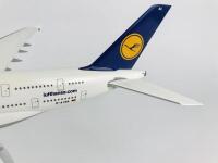 LUFTHANSA AIRBUS A380-800: 2 Models : A 1:200 scale plastic model, registration 'D-AIMA', and A 1:400 scale metal model on wheels, registration 'D-AIMA'. - 4