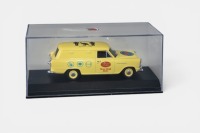 FC HOLDEN: A Trax 1:43 scale Holden FC panel van model, finished in yellow paintwork with graphics, this is the Trax club 2021 model - 2