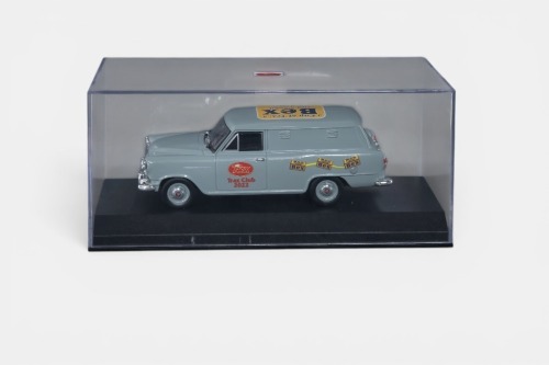 FC HOLDEN: A Trax 1:43 scale Holden FC panel van model, finished in grey paintwork with BEX graphics, this is the Trax club 2022 model