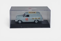 FC HOLDEN: A Trax 1:43 scale Holden FC panel van model, finished in grey paintwork with BEX graphics, this is the Trax club 2022 model