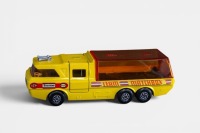 CAR TRANSPORTER: A racing car transporter model, made by Matchbox, part of the Super Kings range, model number K-7