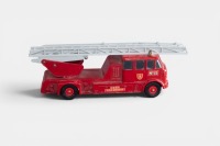 MERRYWEATHER: A Merryweather fire engine model, made by Matchbox, part of the King Size range, model number 15, finished in red paintwork with the Kent fire brigade livery