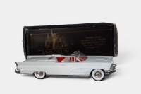 LINCOLN: A 1:43 scale Brooklin collection 1960 Lincoln Continental Mk V convertible model, a white metal model finished in white paintwork, model number BRK 57, made in England