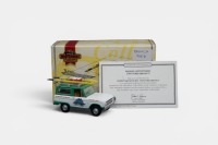 FORD BRONCO: A 1966 Ford Bronco model, finished in the Marlin adventures livery, made by Matchbox collectibles, model number YYM38055