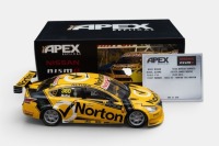 NISSAN: A 1:18 scale Apex replicas model car, this is the Nissan Altima as raced to victory at the 2013 Norton 360 at Winton, the number 360 James Moffat, Norton liveried race car, limited edition 204/240 pieces produced, model number AD80805