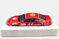 HOLDEN: A 1:18 scale Biante model cars model, this is a Holden V2 Monaro as raced during the 2002 Targa Tasmania rally, the number 05 father and son combination of Peter Brock - James Brock, the Monaro liveried rally car, comes with a signed by Peter Broc - 2