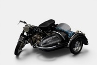 BMW R50: A 1:10 scale Franklin Mint model, this is of a 1957 BMW R50 motorcycle with a steib sidecar