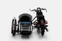 BMW R50: A 1:10 scale Franklin Mint model, this is of a 1957 BMW R50 motorcycle with a steib sidecar - 6