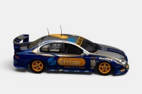 FORD: A 1:18 scale Classic Carlectables model car, this is a Ford AU Falcon as raced during the 2002 V8 supercars championship season, the number 10 Mark Larkham, Orrcon liveried race car, limited edition 713/1000 pieces produced, model number 18041 - 3
