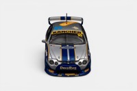 FORD: A 1:18 scale Classic Carlectables model car, this is a Ford AU Falcon as raced during the 2002 V8 supercars championship season, the number 10 Mark Larkham, Orrcon liveried race car, limited edition 713/1000 pieces produced, model number 18041 - 4