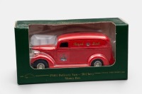CHEVROLET: A 1:24 scale Ertl Collectibles money box model, of a 1938 Chevrolet delivery van, finished in red paintwork, with full PMG Royal Mail livery, an official Australia Post release, model number 2845