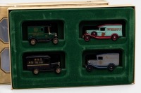 DELIVERY VANS: A box set of mixed Lledo models, a set of 4 models of famous stores of London, model number LS1004 - 2