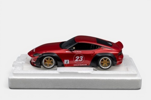NISSAN Z: A Top Speed 1:18 scale Nissan Z RZ34 Pandem model, this is a fully sealed resin model, limited edition, model number TS0513, in original packaging