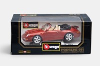 PORSCHE: A Bburago 1:18 scale 1994 Porsche 911 Carrera cabriolet model, model number 3090, in original packaging