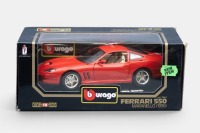 FERRARI: A Bburago 1:18 scale 1996 Ferrari 550 Maranello model, finished in red paintwork with beige interior, part of the diamonds collection, model number 3064