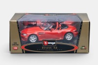 BMW: A Bburago 1:18 scale 1996 BMW M roadster model, finished in red paintwork with red/black interior, part of the gold collection, model number 3359