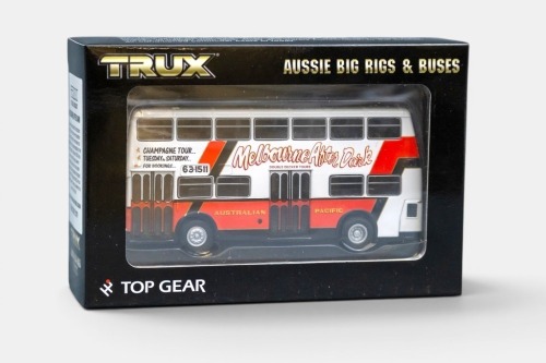 251 · LEYLAND ATLANTEAN: A Trux 1:76 scale Leyland Atlantean double coach model, finished in with the Melbourne after dark livery, model number TX17F