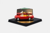FIAT: A 1:43 scale Vitesse 1966 Fiat 124 AS Spider sport model, finished in 'rosso' red paintwork, model number 046A