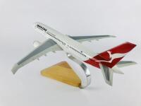 QANTAS BOEING 787: A 1:100 scale (44cm long) wooden model. - 3